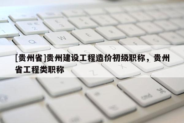 [贵州省]贵州建设工程造价初级职称，贵州省工程类职称